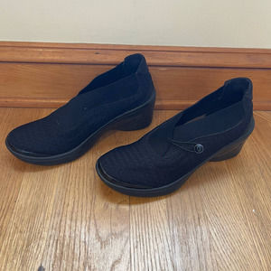 Womens BZees Energy Slip‎ Ons Black Size 9.5 Comfort Shoes